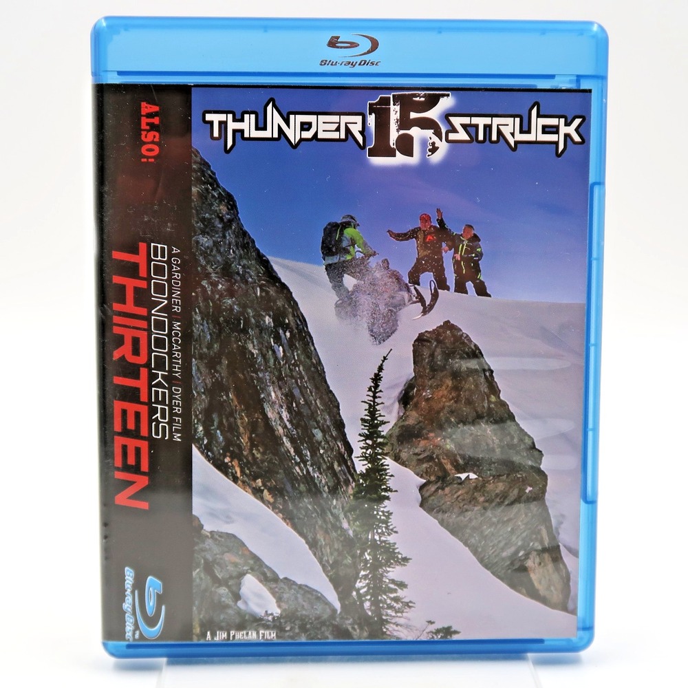 Thunderstruck 15 Boondockers 13 Blu-Ray Extreme Sports Snowmobile Jim Phelan